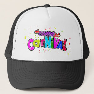 Gorra De Camionero Ah, ven para el Carnaval