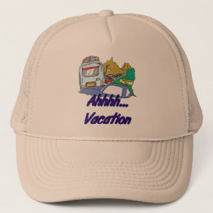 Gorra De Camionero Ahh Vacation Camping