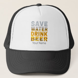 Gorra De Camionero Ahorra Agua Bebe Cerveza Dicho Para Fiesta de Solt