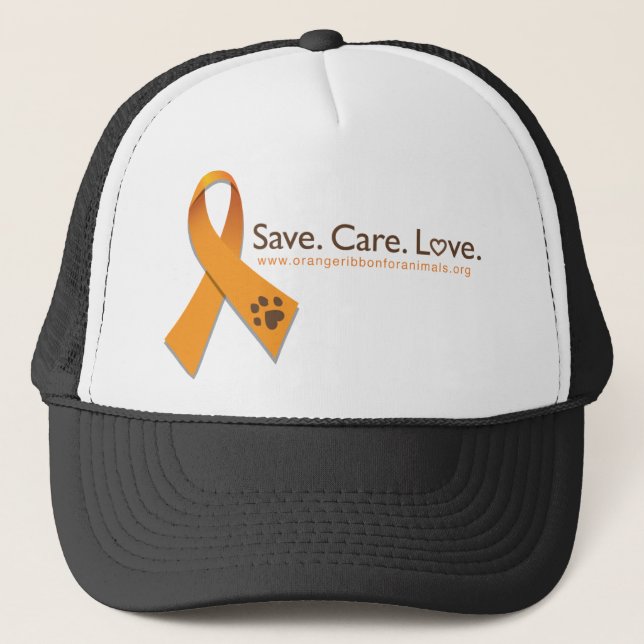GORRA DE CAMIONERO AHORRE EL AMOR DEL CUIDADO (Anverso)