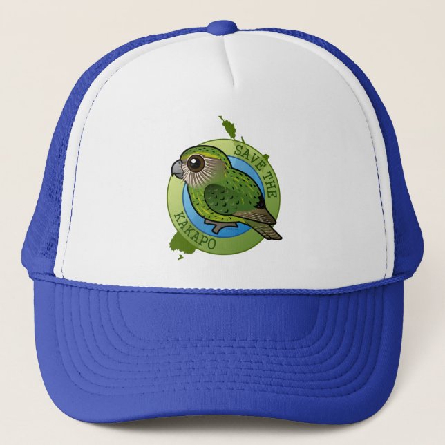 Gorra De Camionero Ahorre el Kakapo (Anverso)