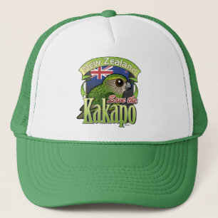Gorra De Camionero Ahorre el Kakapo de Nueva Zelanda