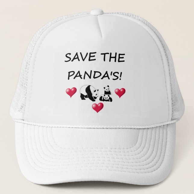 Gorra De Camionero ¡Ahorre la panda! (Anverso)