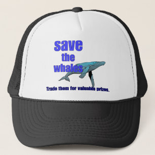 Gorra De Camionero Ahorre las ballenas