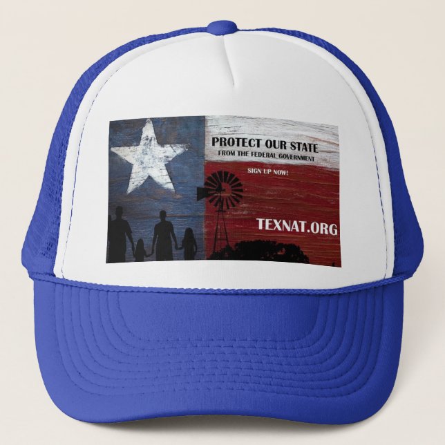 Gorra De Camionero Ahorre Tejas de gvt federal (Anverso)