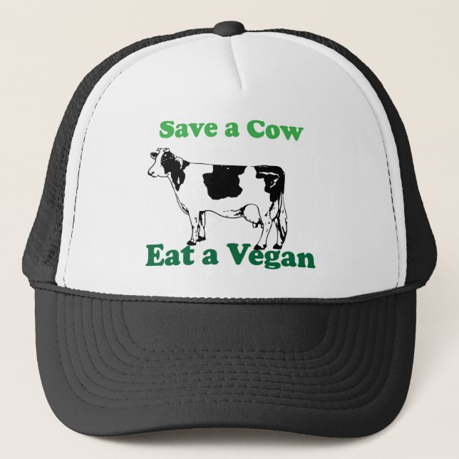 Gorra De Camionero Ahorre una vaca (Anverso)