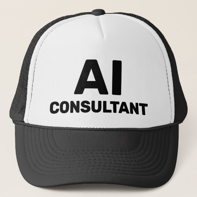 Gorra de camionero AI Consultant™ (Anverso)