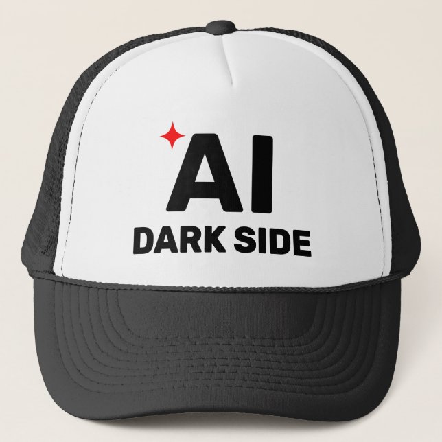 Gorra De Camionero AI Dark Side™ Trucker Hat (Anverso)