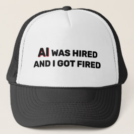 Gorra de camionero AI fue contratada y yo fui desp