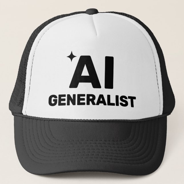 Gorra De Camionero AI Generalist™ Trucker Hat (Anverso)