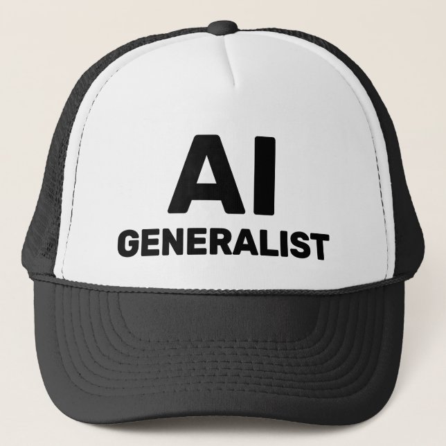 Gorra De Camionero AI Generalist™ Trucker Hat (Anverso)