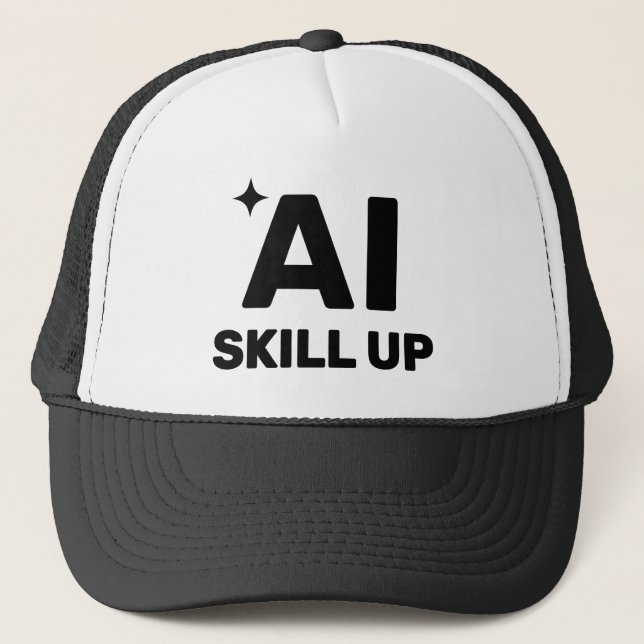 Gorra de camionero AI Skill Up™ (Anverso)
