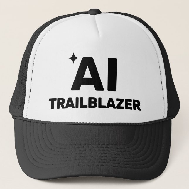 Gorra De Camionero AI Trailblazer™ Trucker Hat (Anverso)