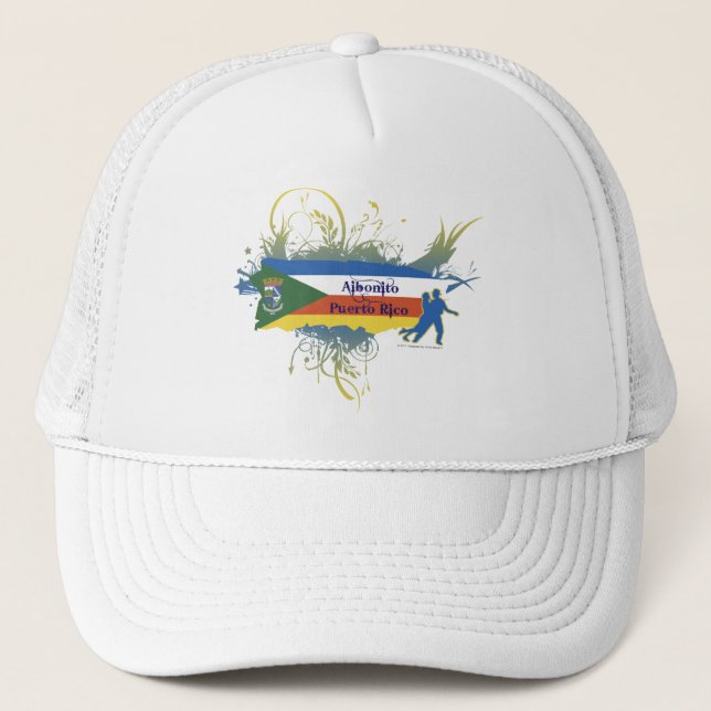 Gorra De Camionero Aibonito - Puerto Rico (Anverso)
