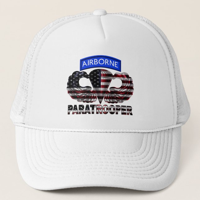 Gorra De Camionero Airborne Paratrooper (Anverso)