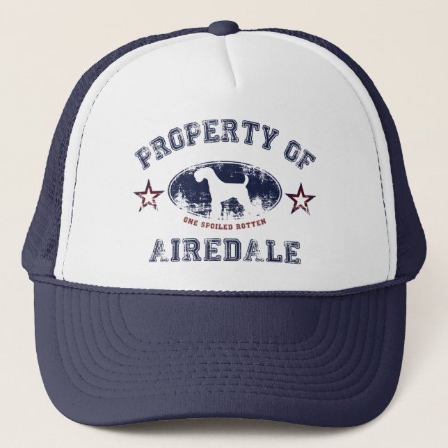Gorra De Camionero Airedale (Anverso)