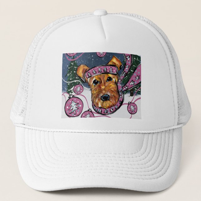 GORRA DE CAMIONERO AIREDALE TERRIER (Anverso)
