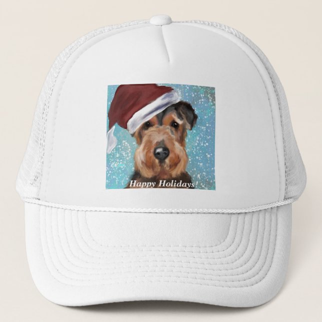 GORRA DE CAMIONERO AIREDALE TERRIER (Anverso)