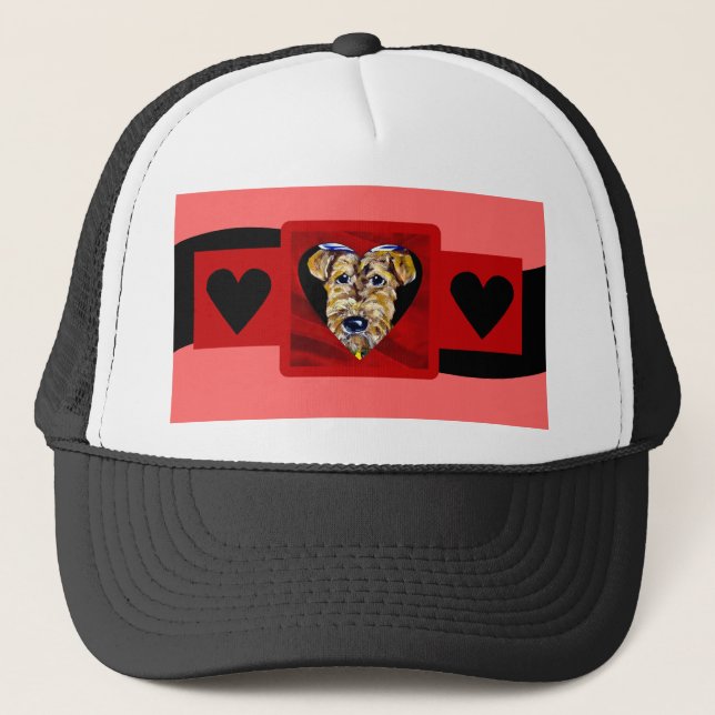 Gorra De Camionero Airedale Valentine (Anverso)