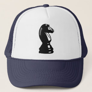Gorra De Camionero Ajedrez - caballo