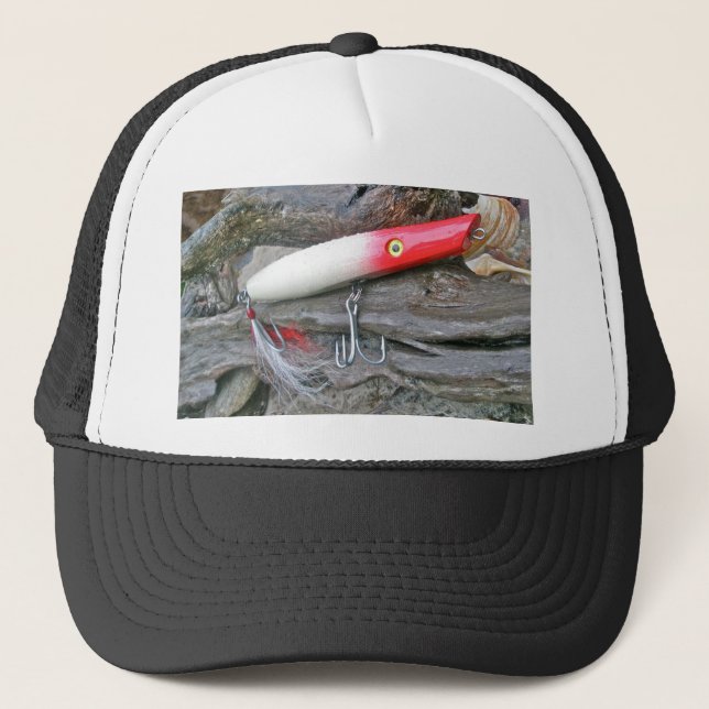 Gorra De Camionero AJS Original Popper Popter Poping Lure (Anverso)