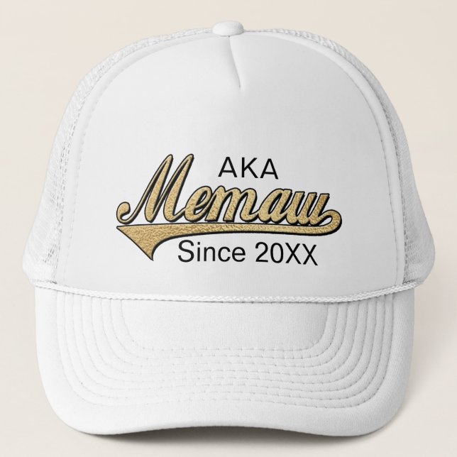 Gorra De Camionero AKA Memaw Desde...... (Anverso)