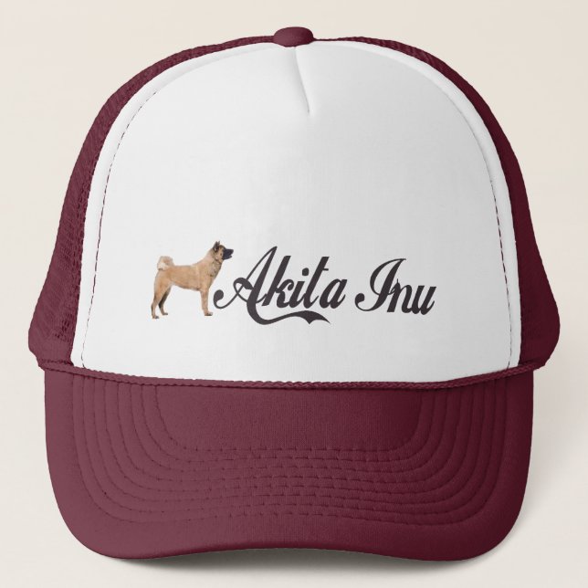 Gorra De Camionero Akita Inu (Anverso)