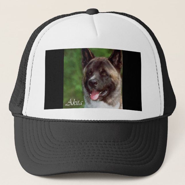 Gorra De Camionero Akita Lovers Regalos de arte (Anverso)