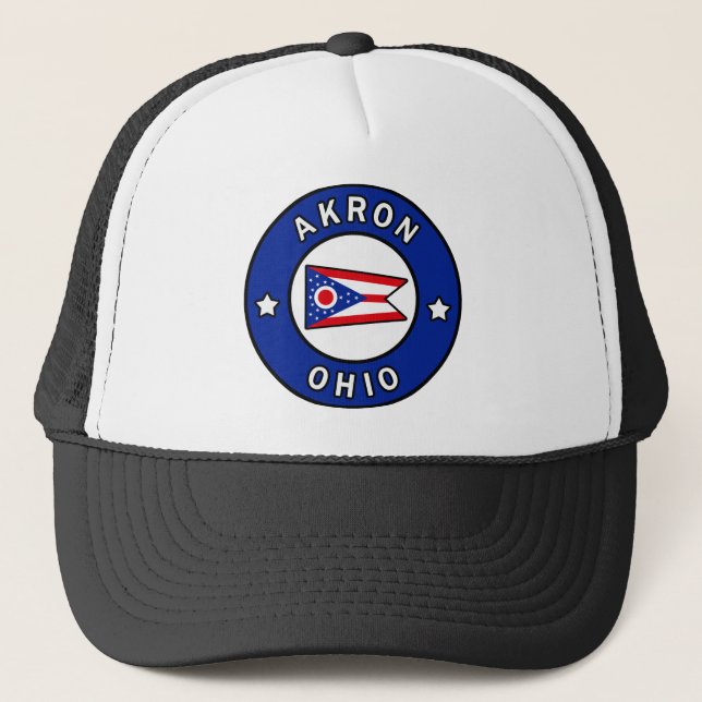 Gorra De Camionero Akron Ohio (Anverso)