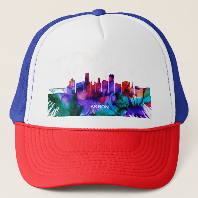 Gorra De Camionero Akron Skyline (Anverso)