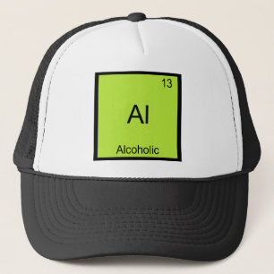 Gorra De Camionero Al - Elemento Químico Simbolo de Química Divertida