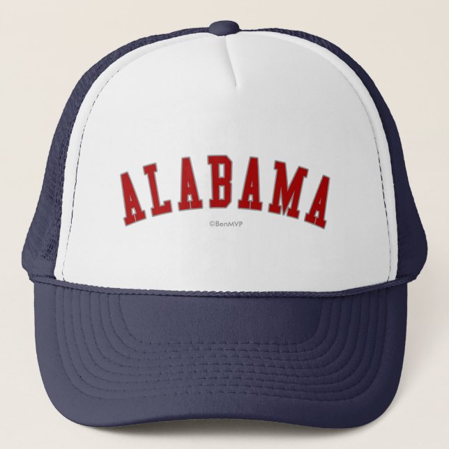 Gorra De Camionero Alabama (Anverso)