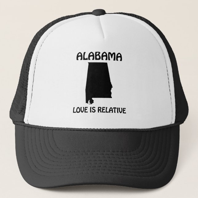 Gorra De Camionero Alabama - El amor es pariente (Anverso)