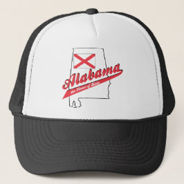 Gorra De Camionero Alabama - El corazón de Dixie