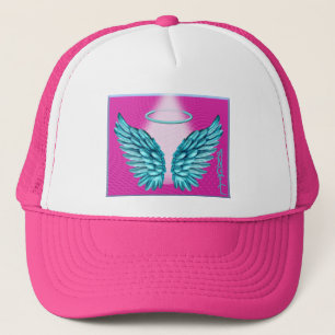 Gorra De Camionero "Alas angélicas e Halo soñadas"