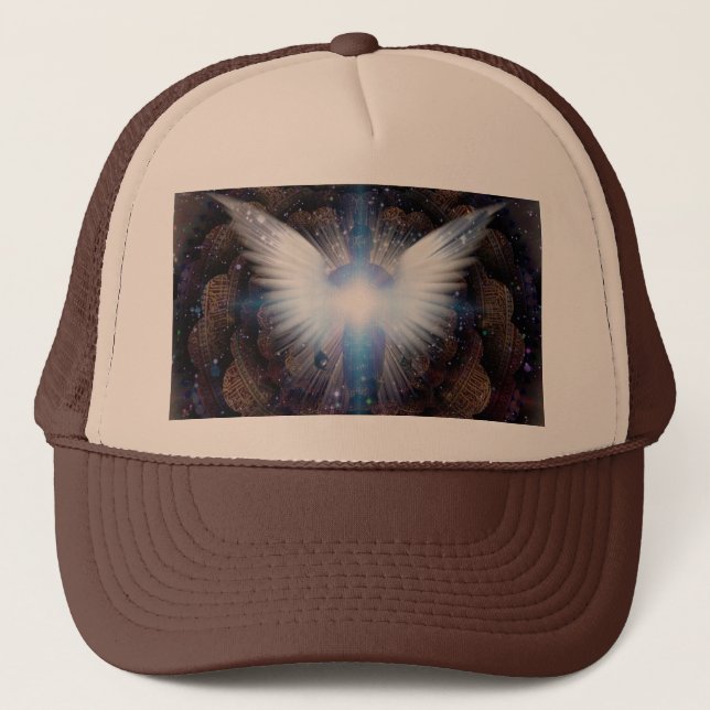 Gorra De Camionero Alas brillantes y aura (Anverso)