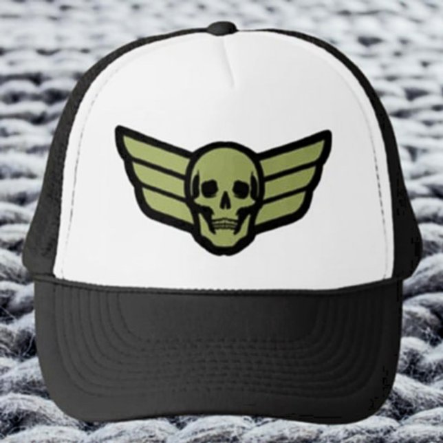 Gorra De Camionero Alas De Calavera (Subido por el creador)
