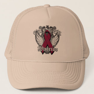 Gorra De Camionero Alas del vintage del guerrero - mieloma múltiple