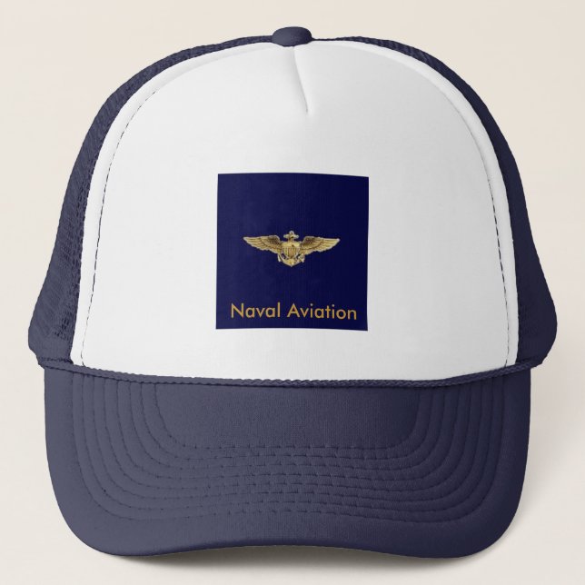 Gorra De Camionero Alas navales del aviador, aviación naval (Anverso)