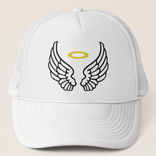 Gorra De Camionero Alas y halo del ángel