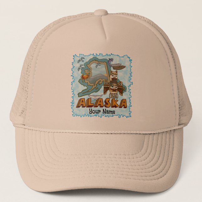 Gorra De Camionero Alaska (Anverso)