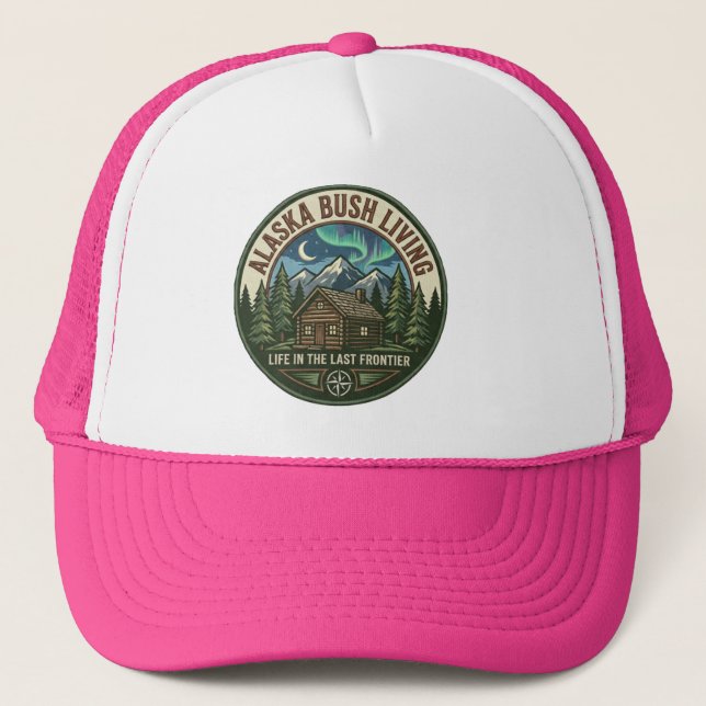 Gorra De Camionero Alaska Bush Living Cap (Anverso)