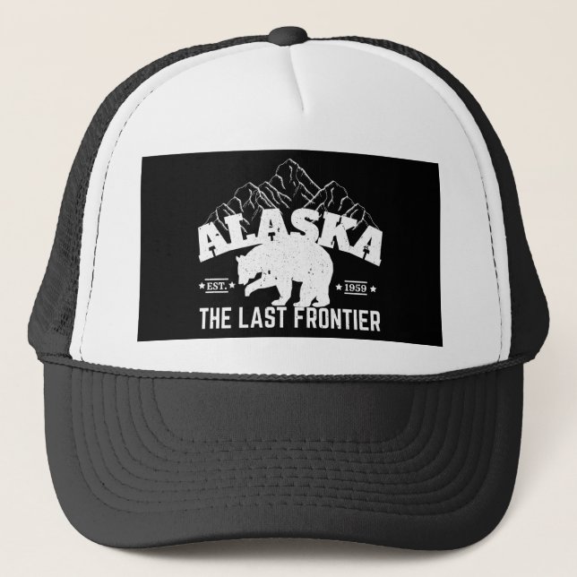 Gorra De Camionero Alaska, el último oso polar fronterizo (Anverso)