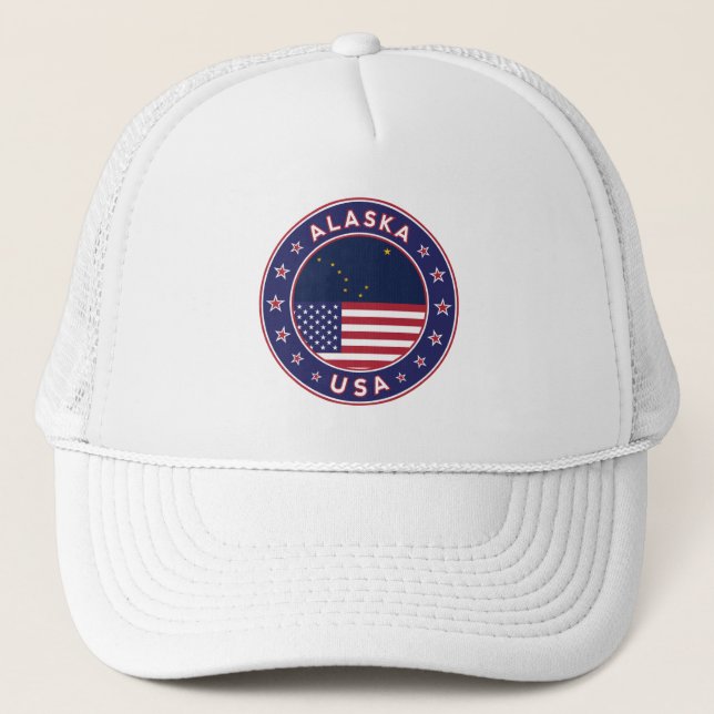 Gorra De Camionero Alaska, Estados Unidos (Anverso)