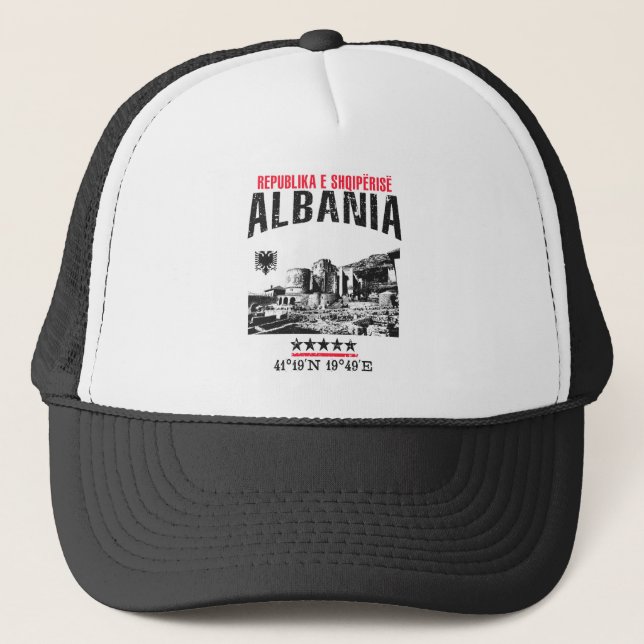 Gorra De Camionero Albania (Anverso)