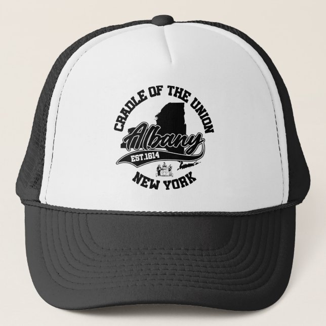 Gorra De Camionero Albany, Nueva York (Anverso)