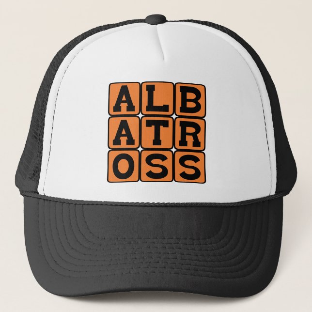 Gorra De Camionero Albatros, gran ave marina (Anverso)