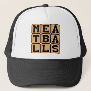 Gorra De Camionero Albóndigas, amigo a los espaguetis