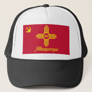 Gorra De Camionero Albuquerque, New México, Estados Unidos señala p