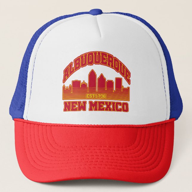 Gorra De Camionero Albuquerque, Nuevo México (Anverso)